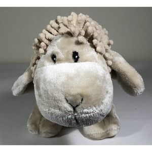 Little Miracles Stuffed Animal Plush Tan Sheep Lamb 11 x 8